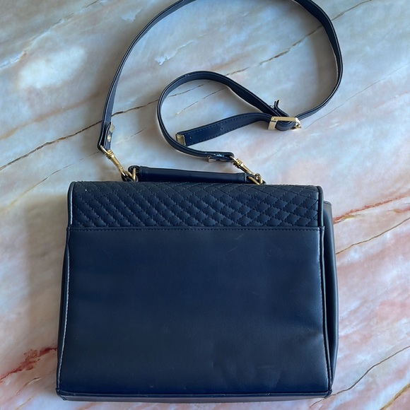 VINTAGE | Navy quilted shoulder bag - Picture 8 of 11